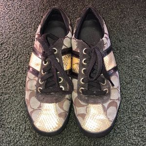 Coach Brown Size 7 Sneakers